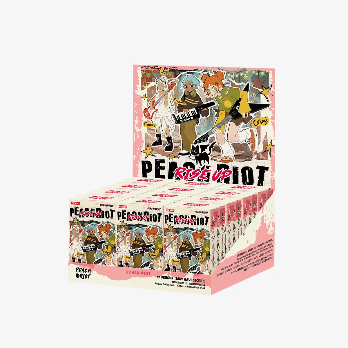 POP MART Peach Riot Rise Up Series Figures [1 Blind Box]