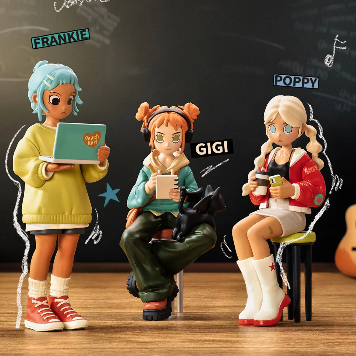 POP MART Peach Riot Rise Up Series Figures [1 Blind Box]