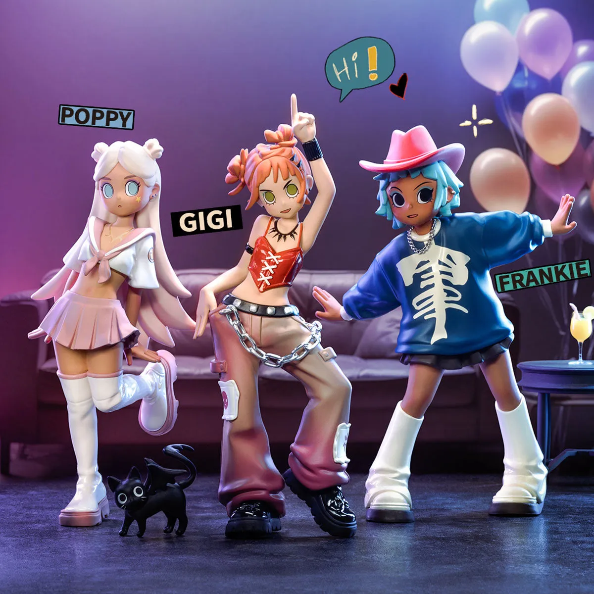 POP MART Peach Riot Rise Up Series Figures [1 Blind Box]