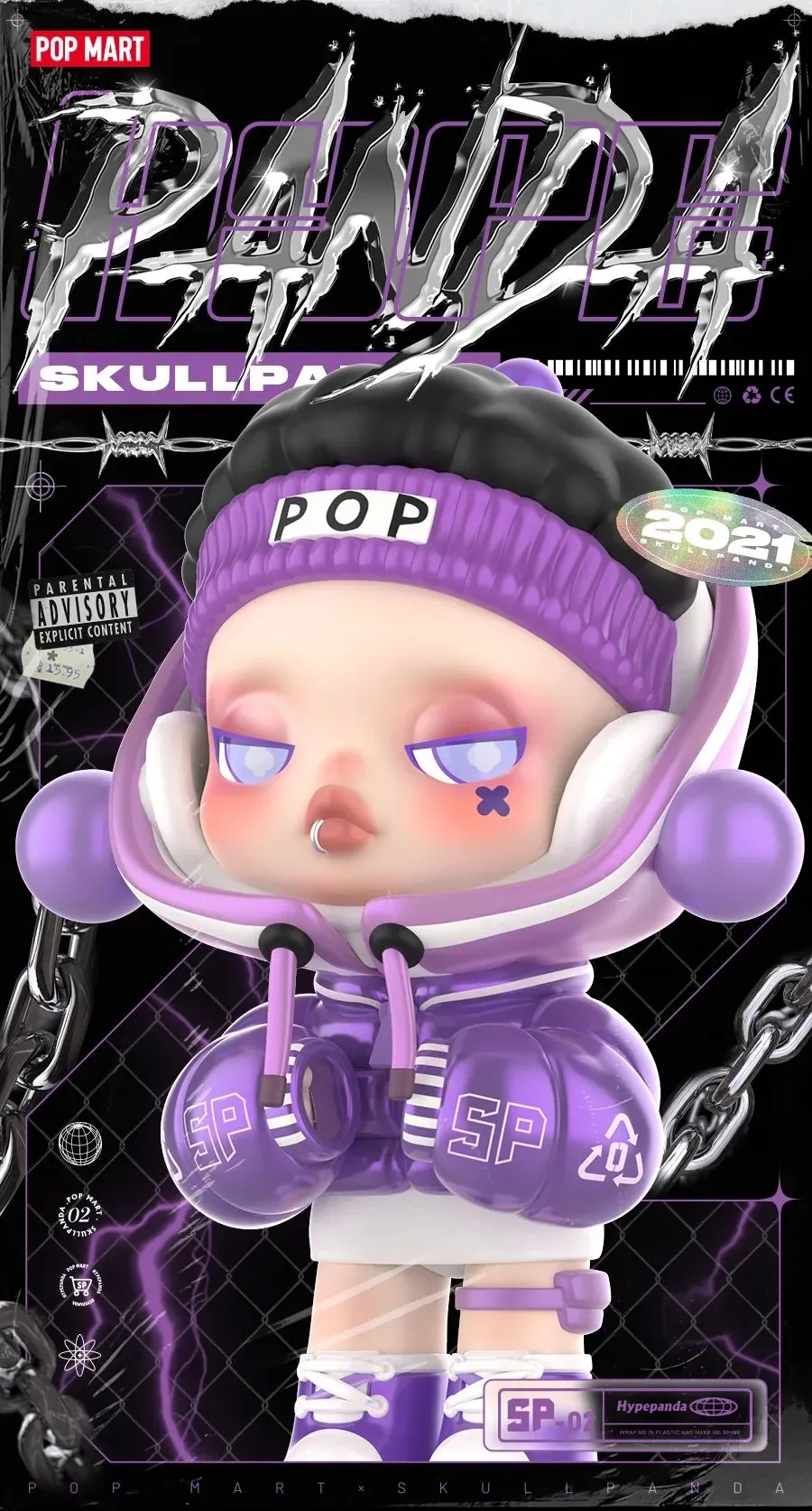 Pop Mart Skullpanda Hypepanda Series Blind Box