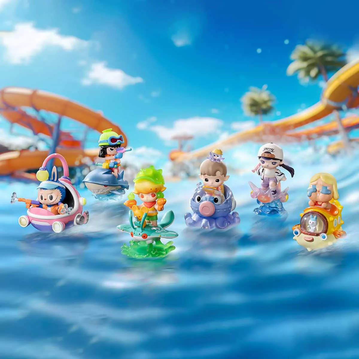 POP MART Water Party Series Figures [1 Blind Box]