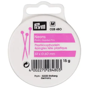 Prym Neon Pins | 150 pack