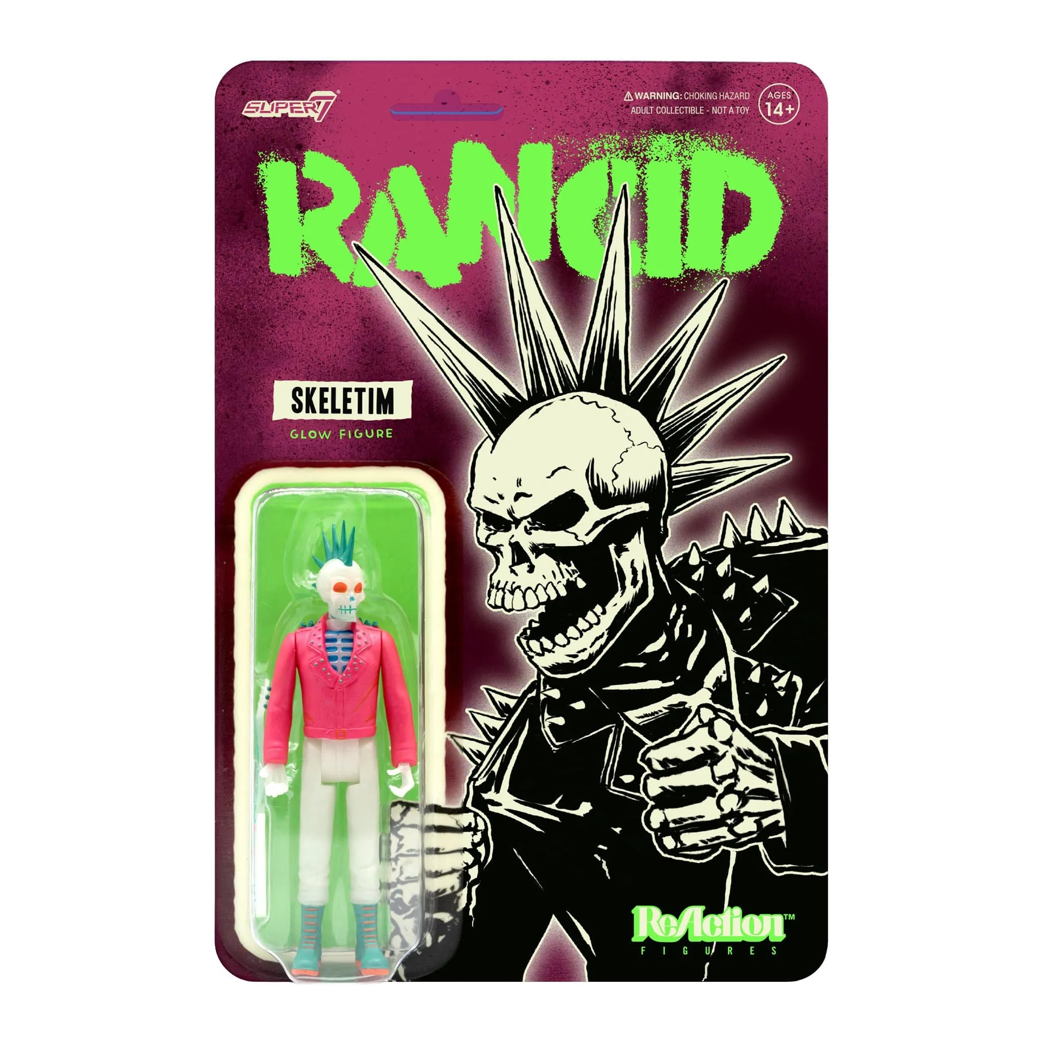 Rancid Skeletim Glow Figure by Super7