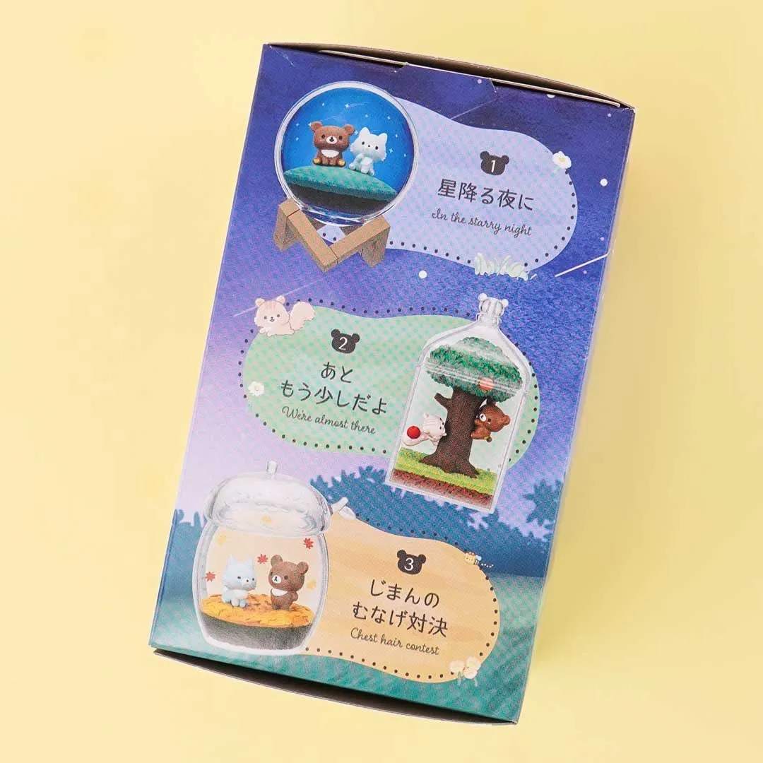 Re-Ment Rilakkuma Terrarium Chairoikoguma's Friends