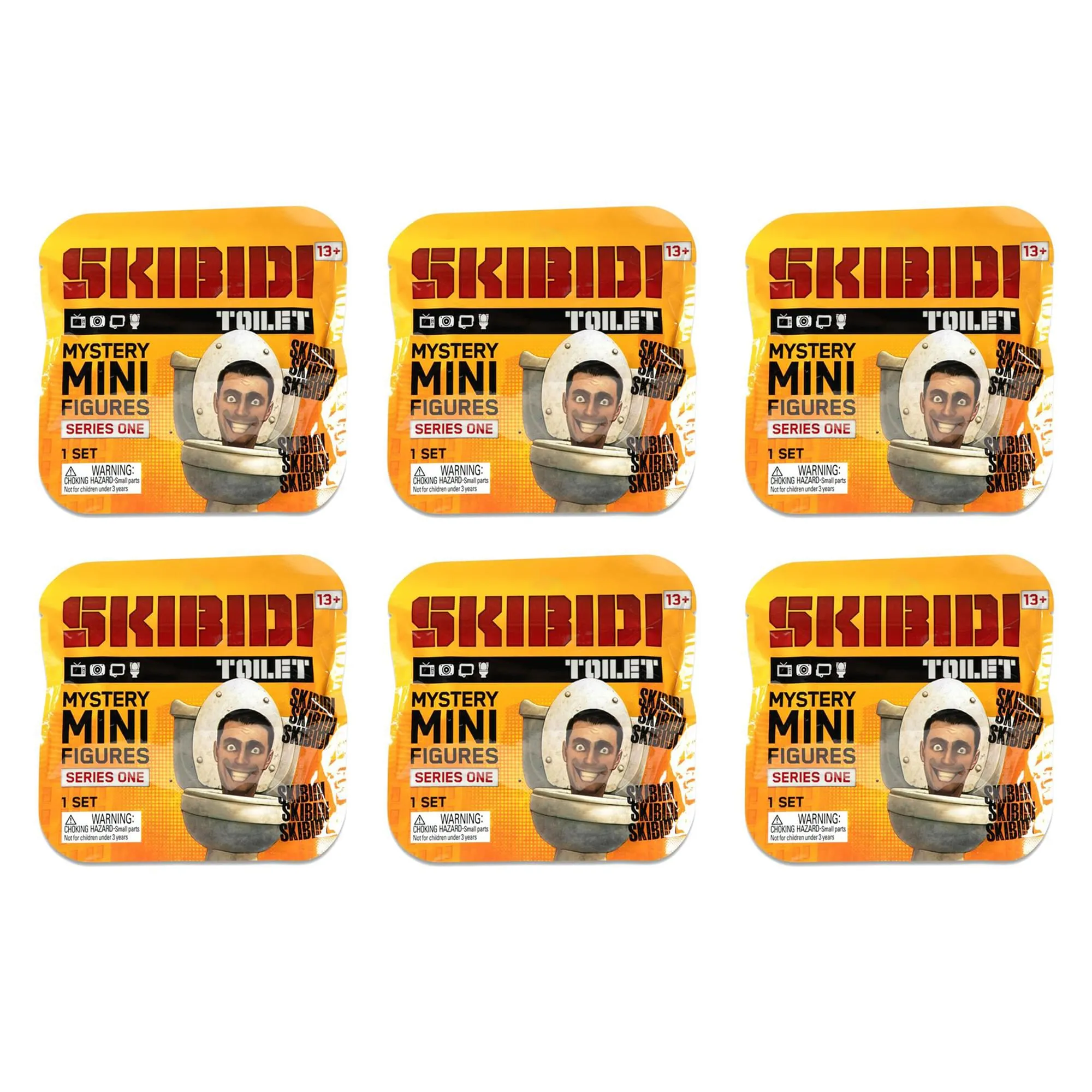 Skibidi Toilet 2.5 Inch Mystery Mini  Figure | Random 6 Count