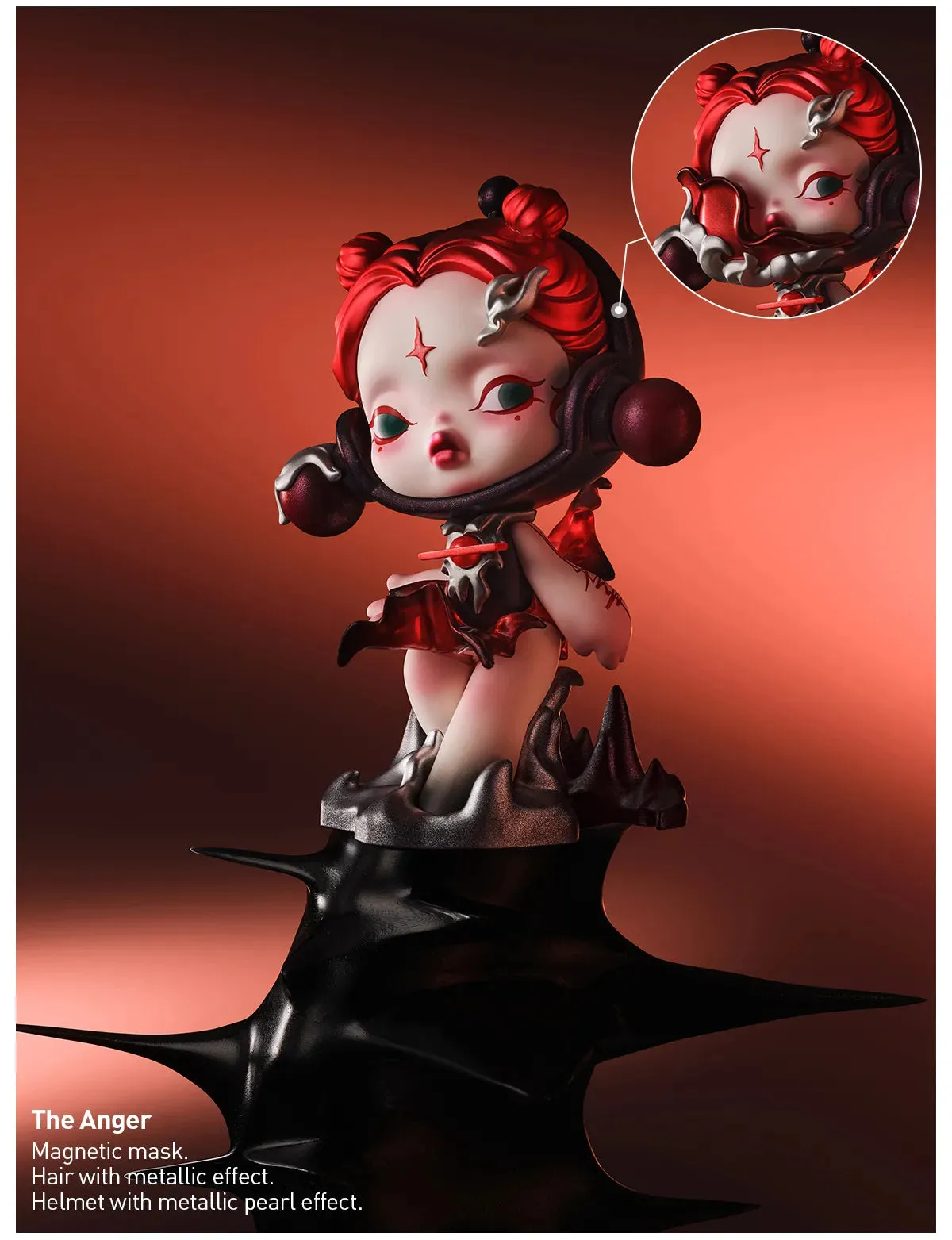 SKULLPANDA The Sound Series Figures