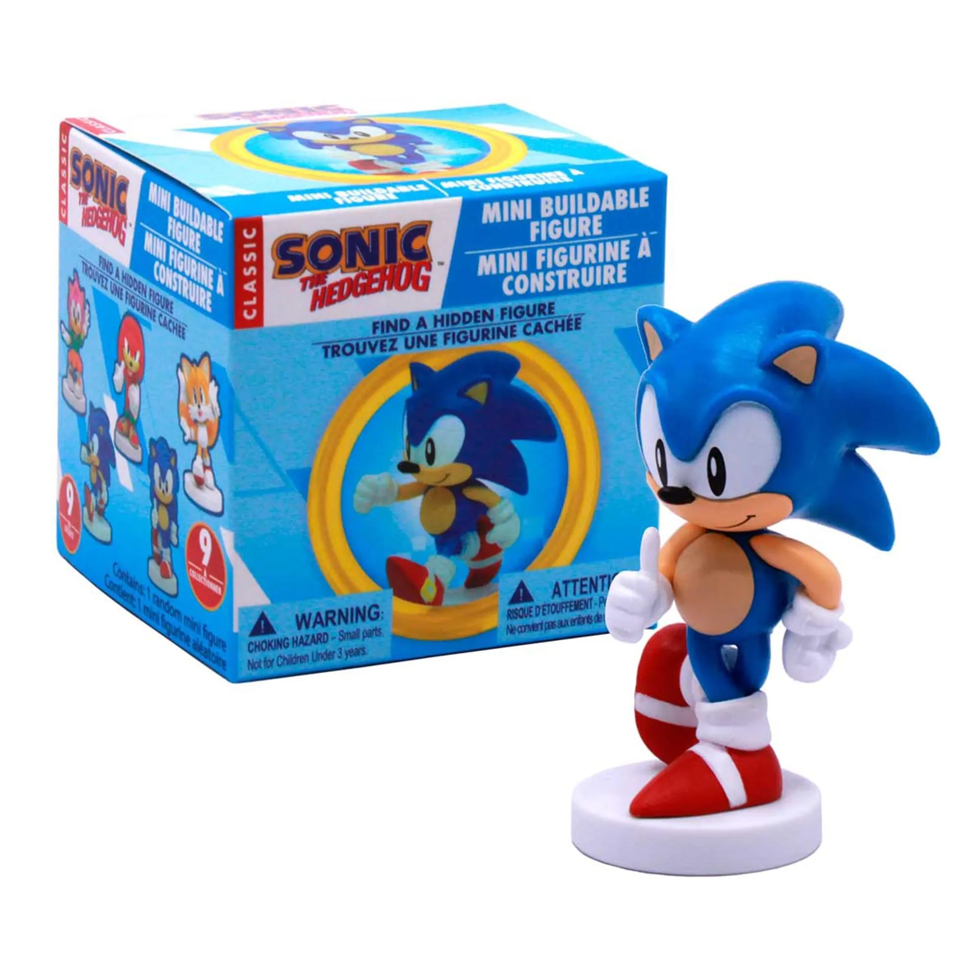 Sonic the Hedgehog Series 1 Mystery Mini Buildable Figure | One Random Blind Box