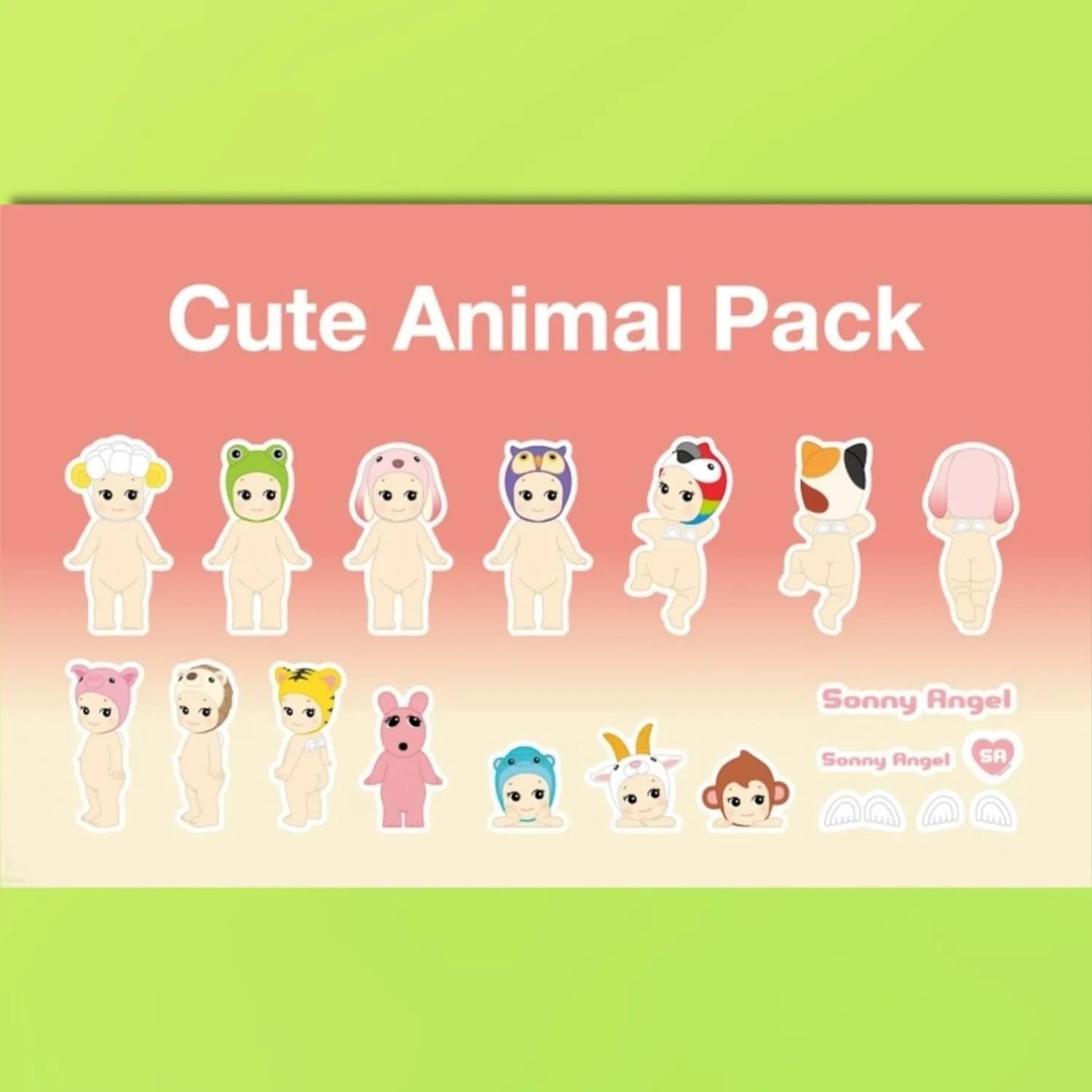 Sonny Angel Blind Box Sticker Pack - Series 1 Animal