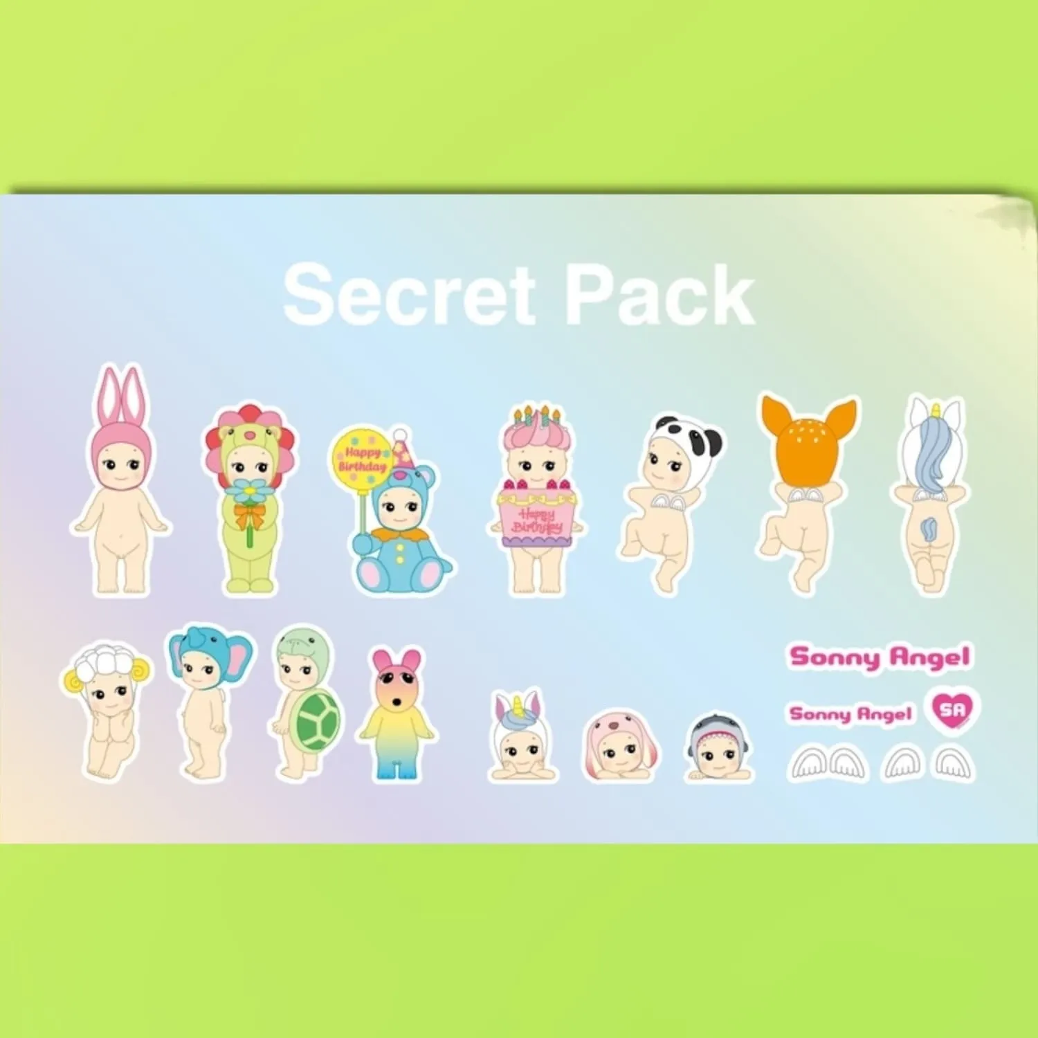 Sonny Angel Blind Box Sticker Pack - Series 1 Animal