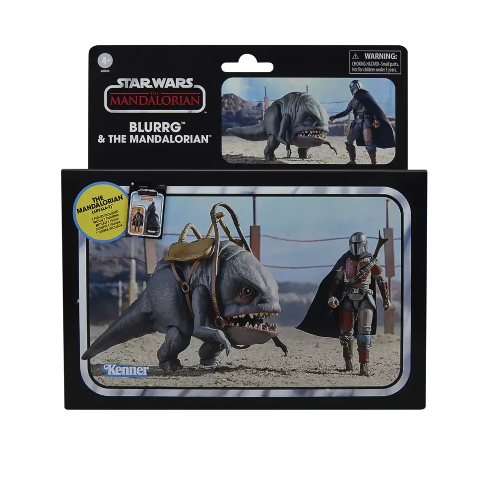 Star Wars: The Vintage Collection - Blurrg & The Mandalorian Action Figure Set (G0302) LOW STOCK