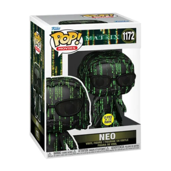 The Matrix Resurrections - Neo in the Matrix Glow US Exclusive Pop! Vinyl