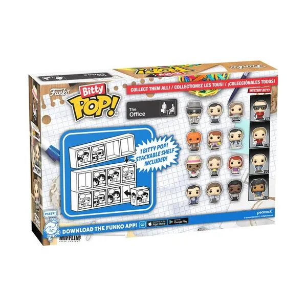 The Office- Michael Scott Bitty Pop! 4PK RS
