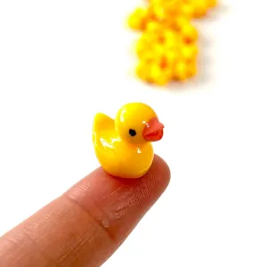 Tiny resin Duck miniature rubber ducky