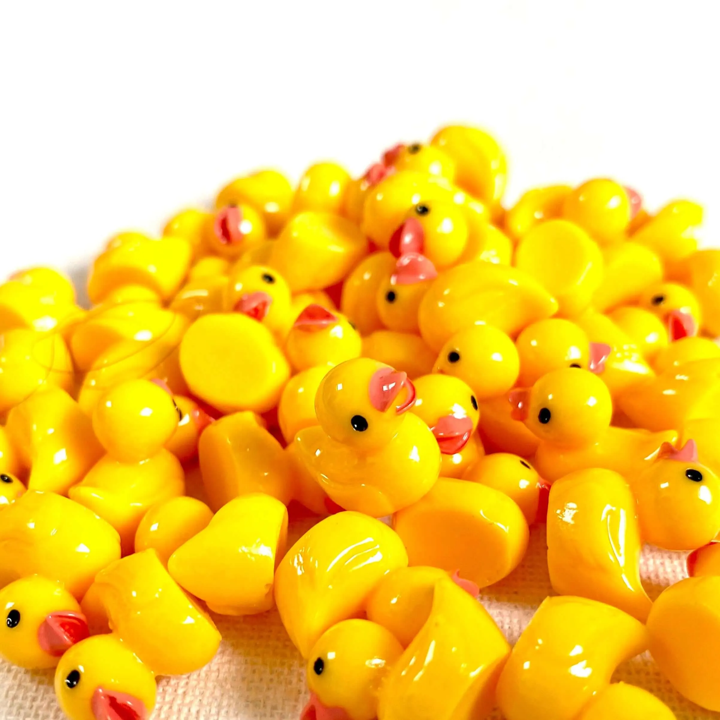 Tiny resin Duck miniature rubber ducky