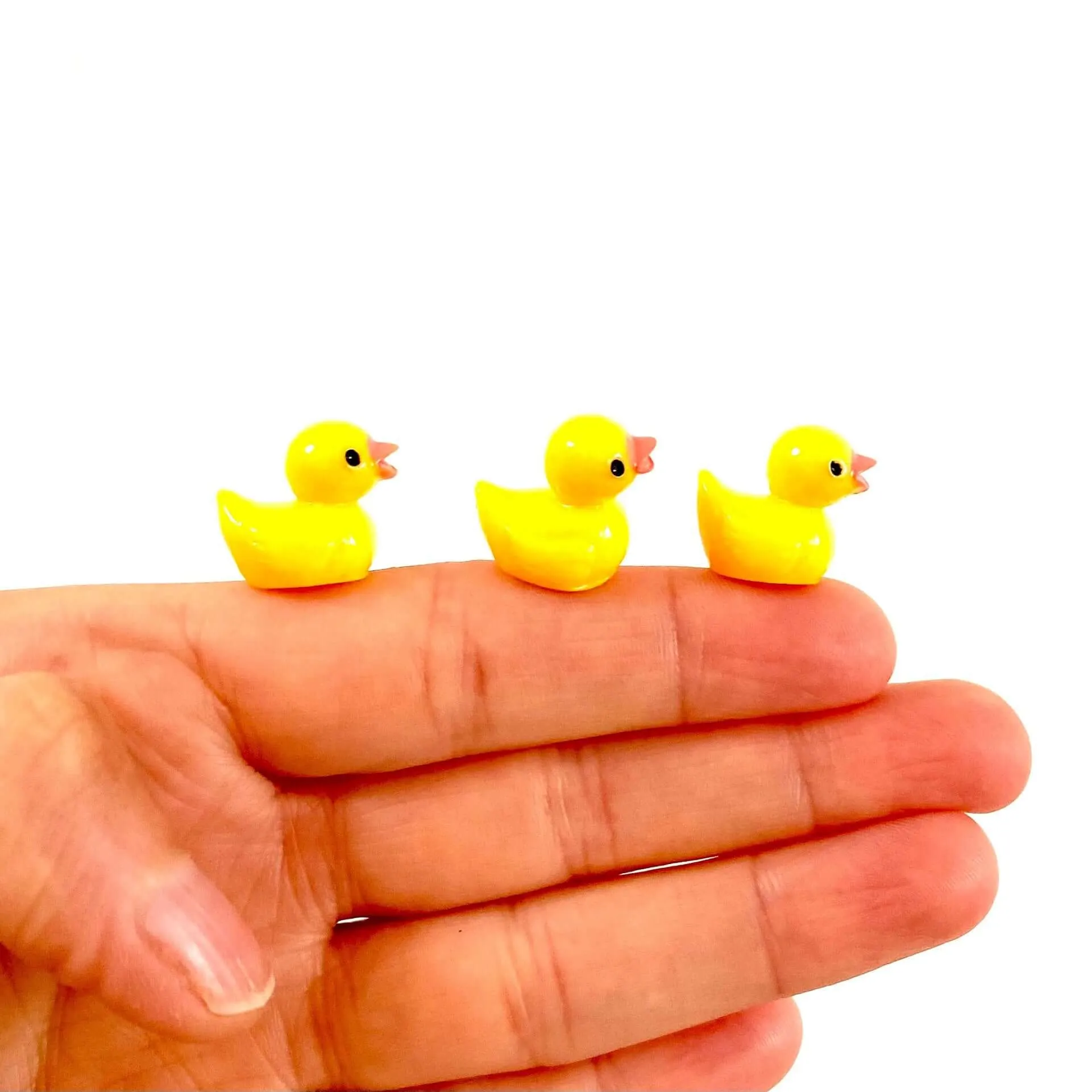 Tiny resin Duck miniature rubber ducky