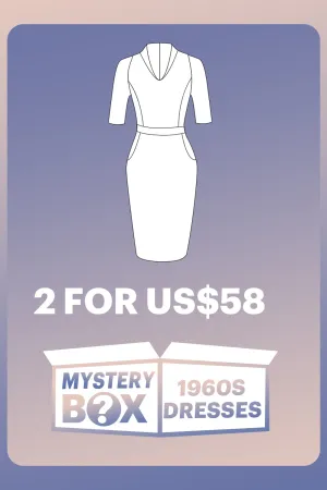 ZAPAKA MYSTERY BOX of 2Pc 1960s Dresses