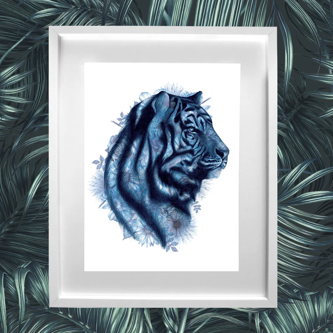 ZSL Tiger Art Print