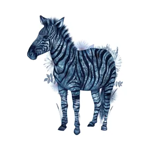 ZSL Zebra Art Print